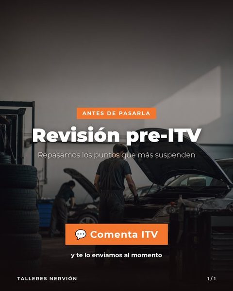 Y cuando toca, una invitación a dar el paso. — Talleres Nervión